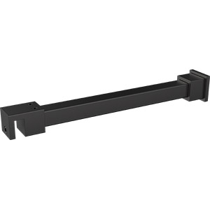 PN-ARM-1200-SQ 1200mm WIDE HORIZONTAL SUPPORT ARM SQUARE BLACK