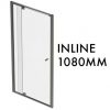 TLX-I-1080 1950mm x 1080mm Inline Pivot Door w/ fixed panel