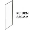 TLX-RTN-0850 Semi-frameless Return Panel - 1950mm x 850mm